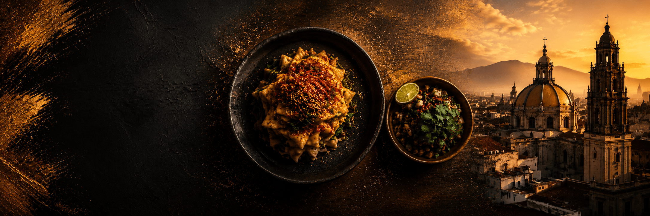Editorial banner — Borderless Kitchen series.